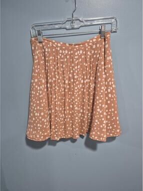 Forever 21 Essentials Polka Dot Skater Skirt